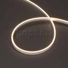 Светодиодная лента герметичная MOONLIGHT-SIDE-A168-4x10mm 24V Warm3000 (7.2 W/m, IP65, 5m, wire x2) (Arlight, Вывод кабеля прямой)
