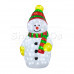 Акриловая светодиодная фигура "Снеговик с шарфом" 60 см, 200 светодиодов, IP 44, понижающий трансформатор в комплекте, NEON-NIGHT, SL513-274