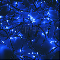 Гирлянда модульная  Дюраплей LED  20м  200 LED  белый каучук Синий